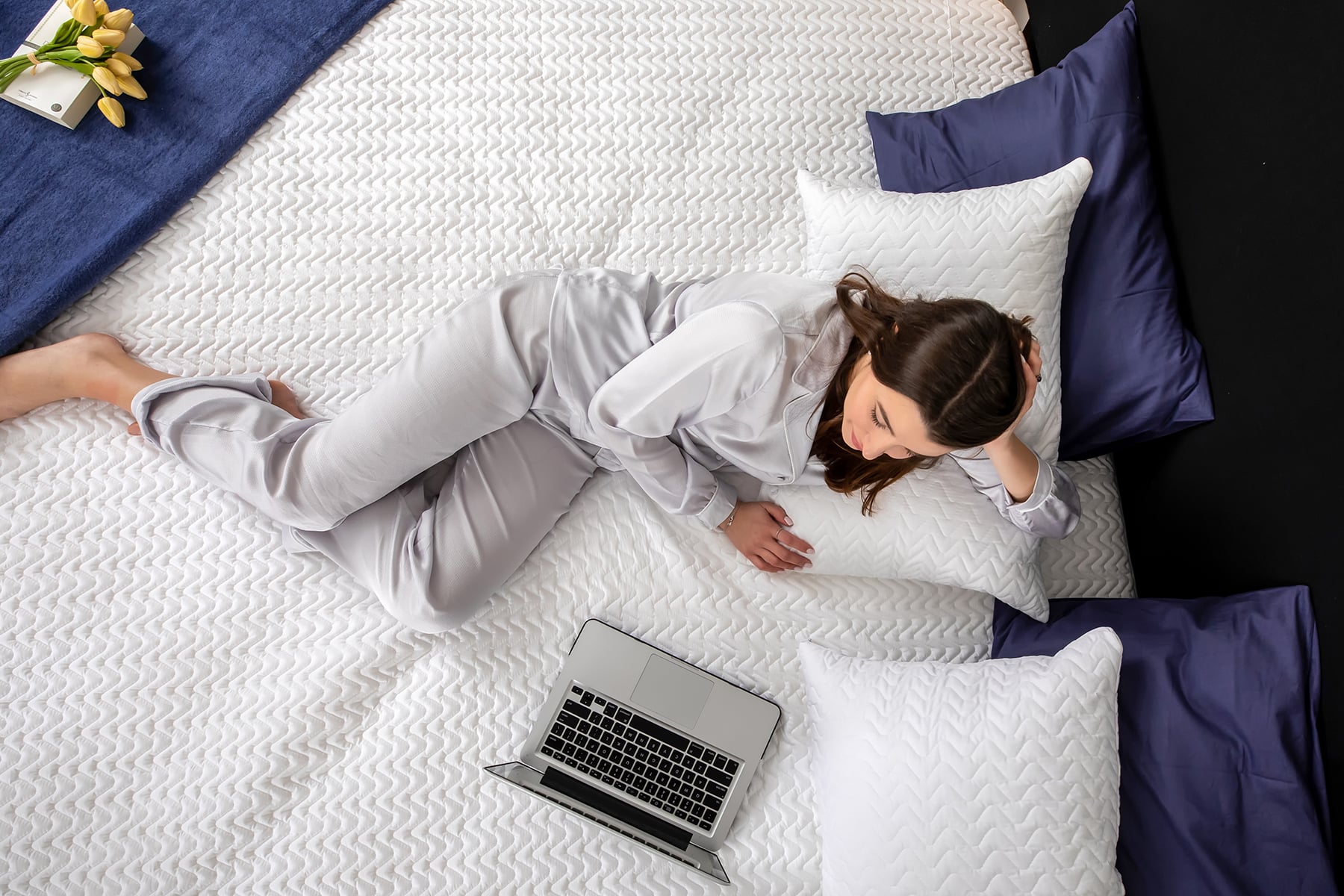 wellbed® FITTED PAMUKLU KAPİTONE YATAK KORUYUCU