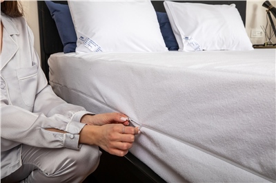 wellbed® FERMUARLI PAMUK YATAK KORUYUCU