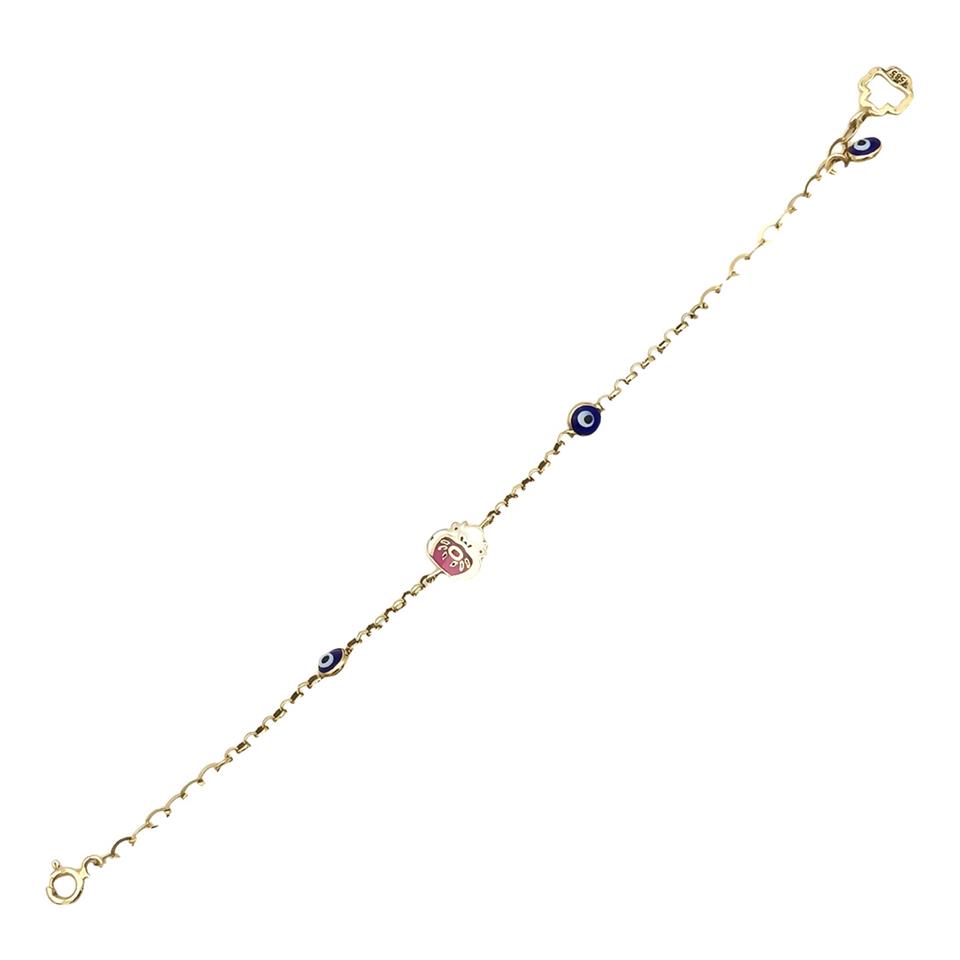 Nazar Boncuklu Çocuk Bilekliği