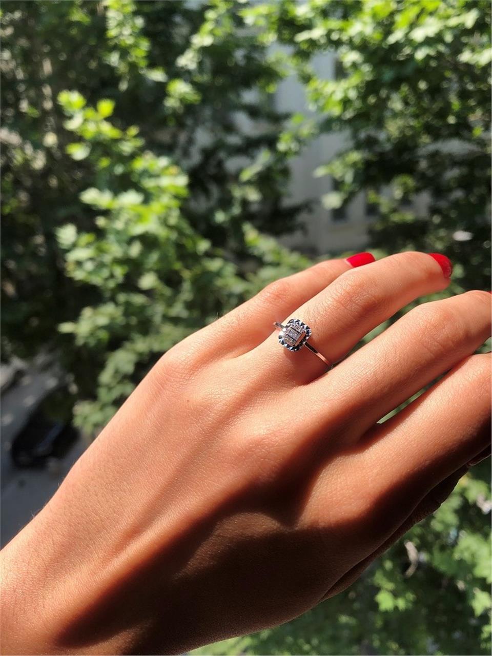 Pırlanta Baget Fantezi Yüzük