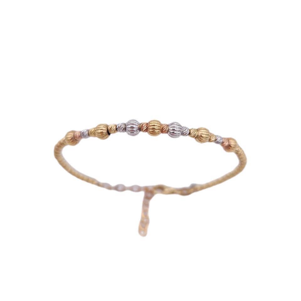 Boncuklu Altın Kelepçe