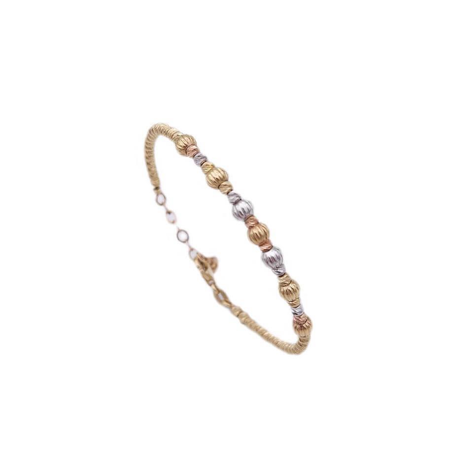 Boncuklu Altın Kelepçe