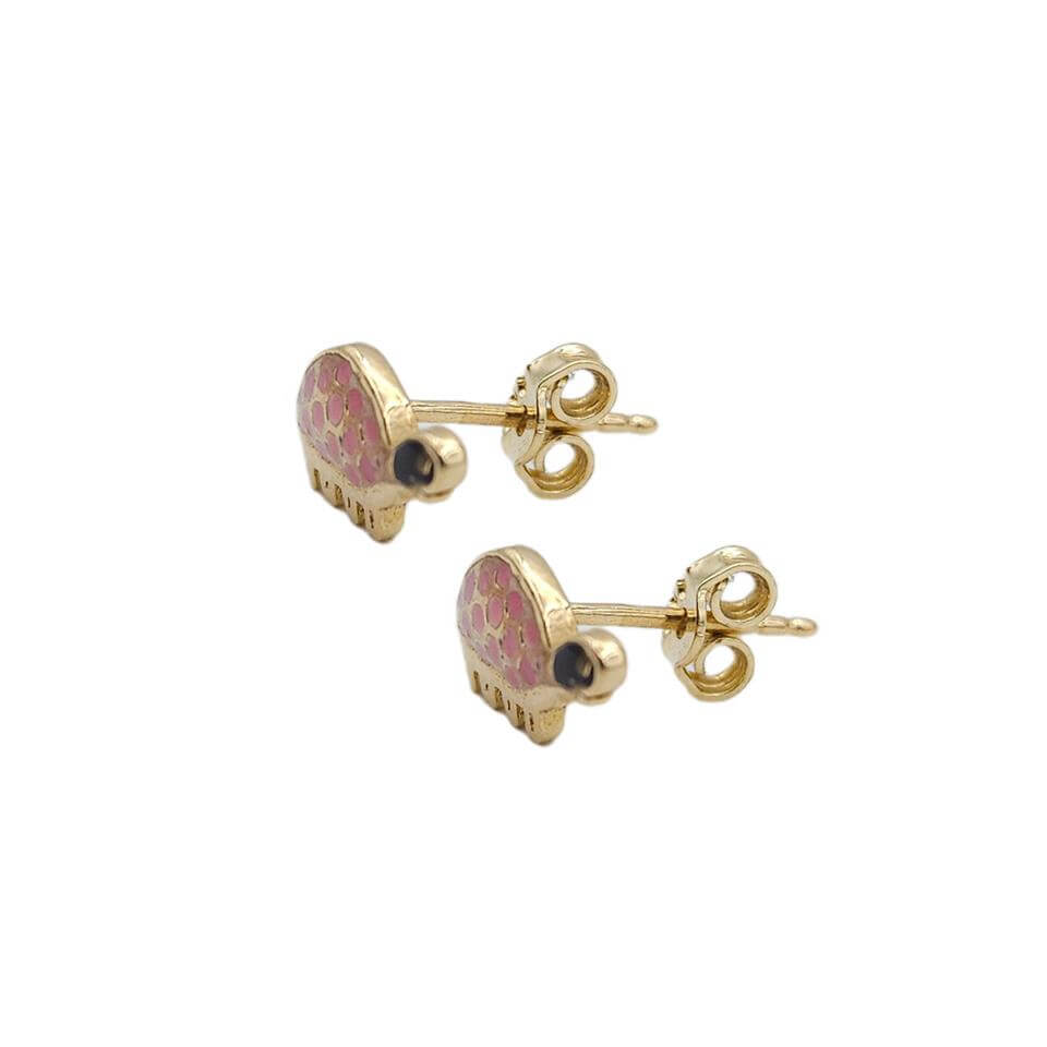 Kaplumbağa Çocuk Küpesi