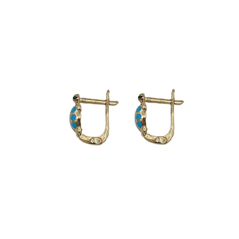 Kaplumbağa Çocuk Küpesi