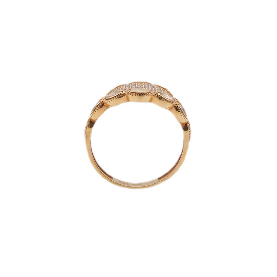 Taşlı Kalemli Altın Yüzük