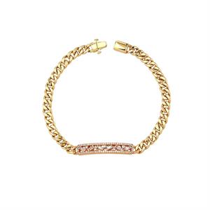 Baget Taşlı Zincir Bileklik