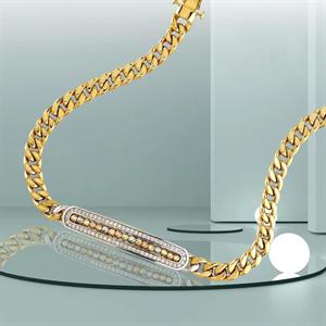 Baget Taşlı Zincir Bileklik