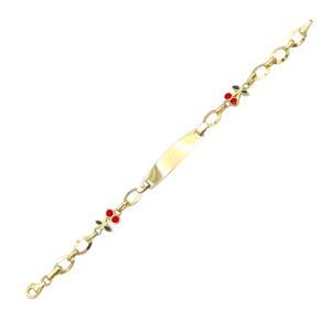 Kirazlı Altın Bebek Künyesi