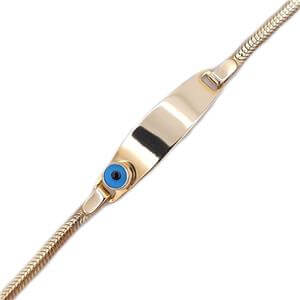 Nazar Boncuklu Çocuk Künyesi