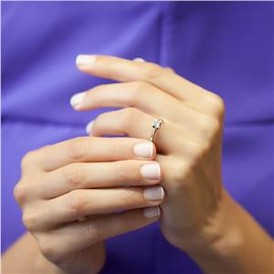 0.26 Karat Pırlanta Tektaş Yüzük