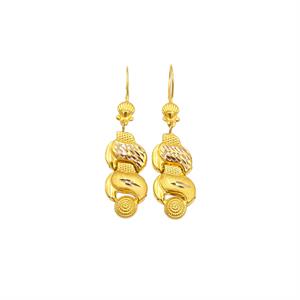 Sallantılı Altın Küpe 