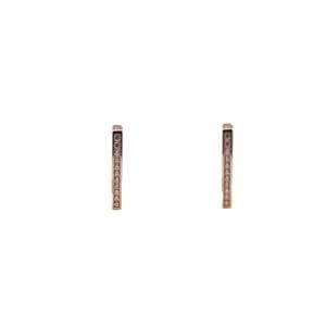 Taşlı Altın Küpe