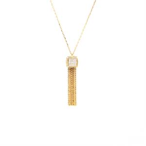 Püsküllü Küp Altın Kolye