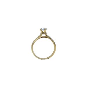 Altın Tektaş Yüzük