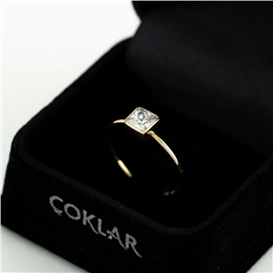 Baget Taşlı Eklem Yüzüğü