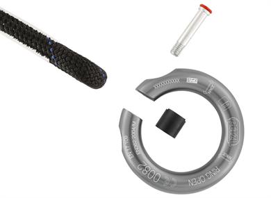 PETZL RING OPEN Bağlantı Halkası (Gri)