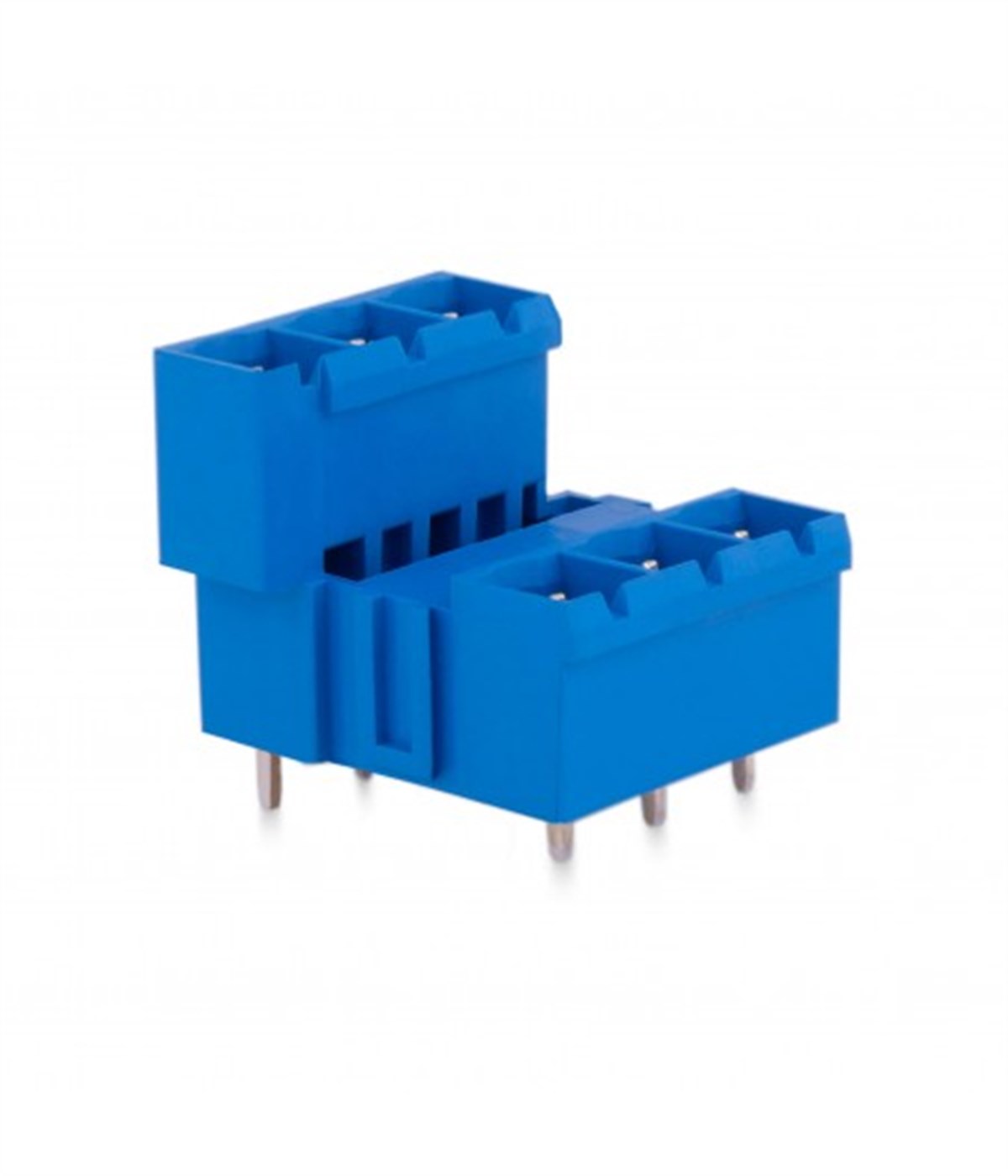 7,62mm Soketli Klemens Katlı Erkek 180° - 2x3 Pim