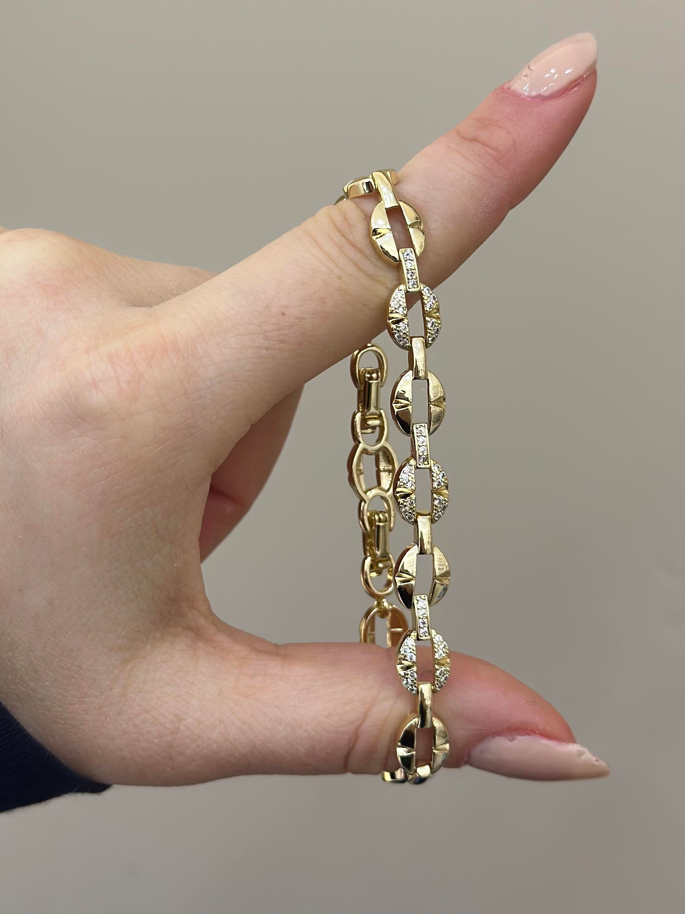 14 K Altın Kaplama Gold Bileklik 