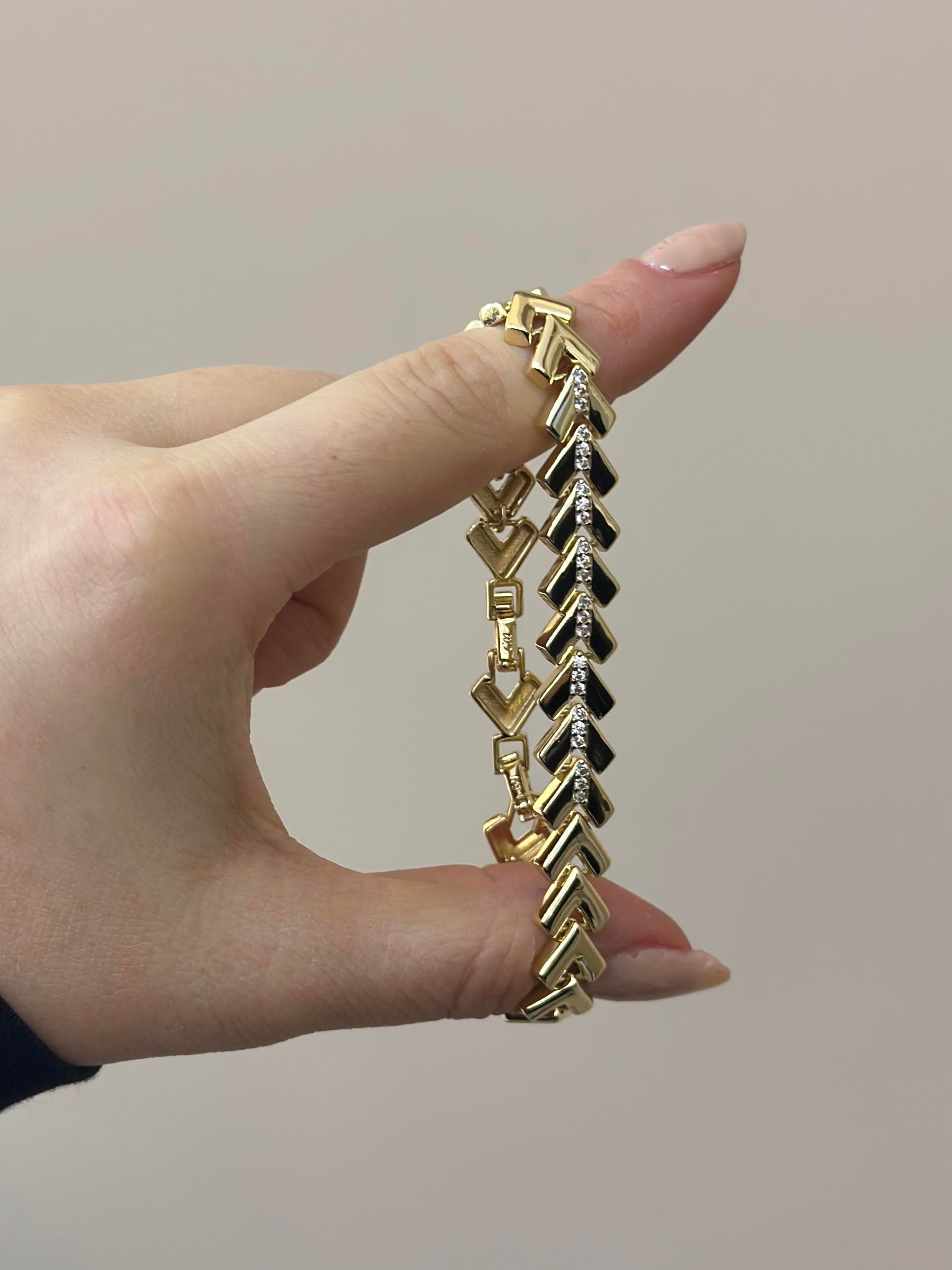 14 K Altın Kaplama Gold Bileklik