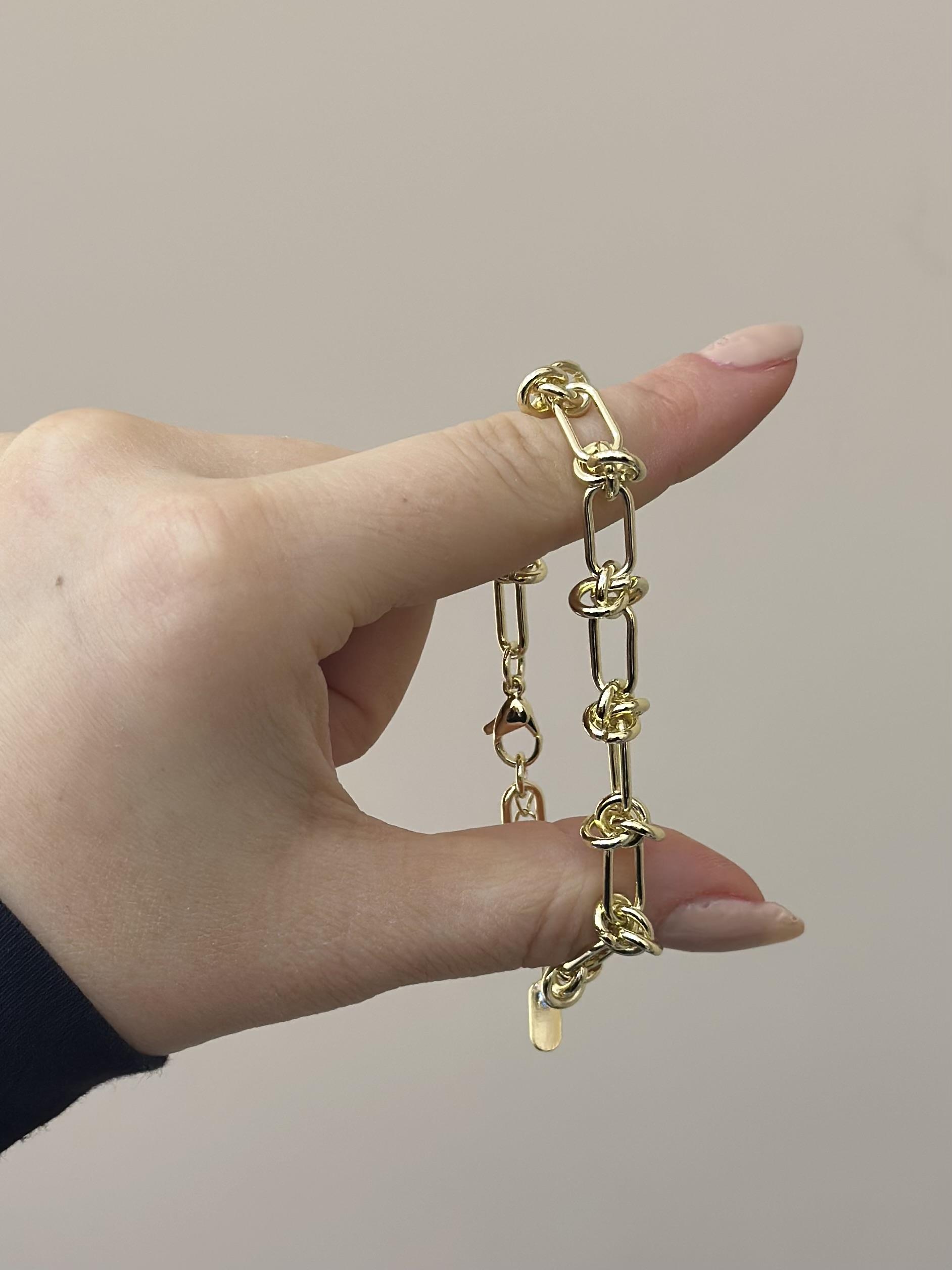 14 K Altın Kaplama Gold Bileklik