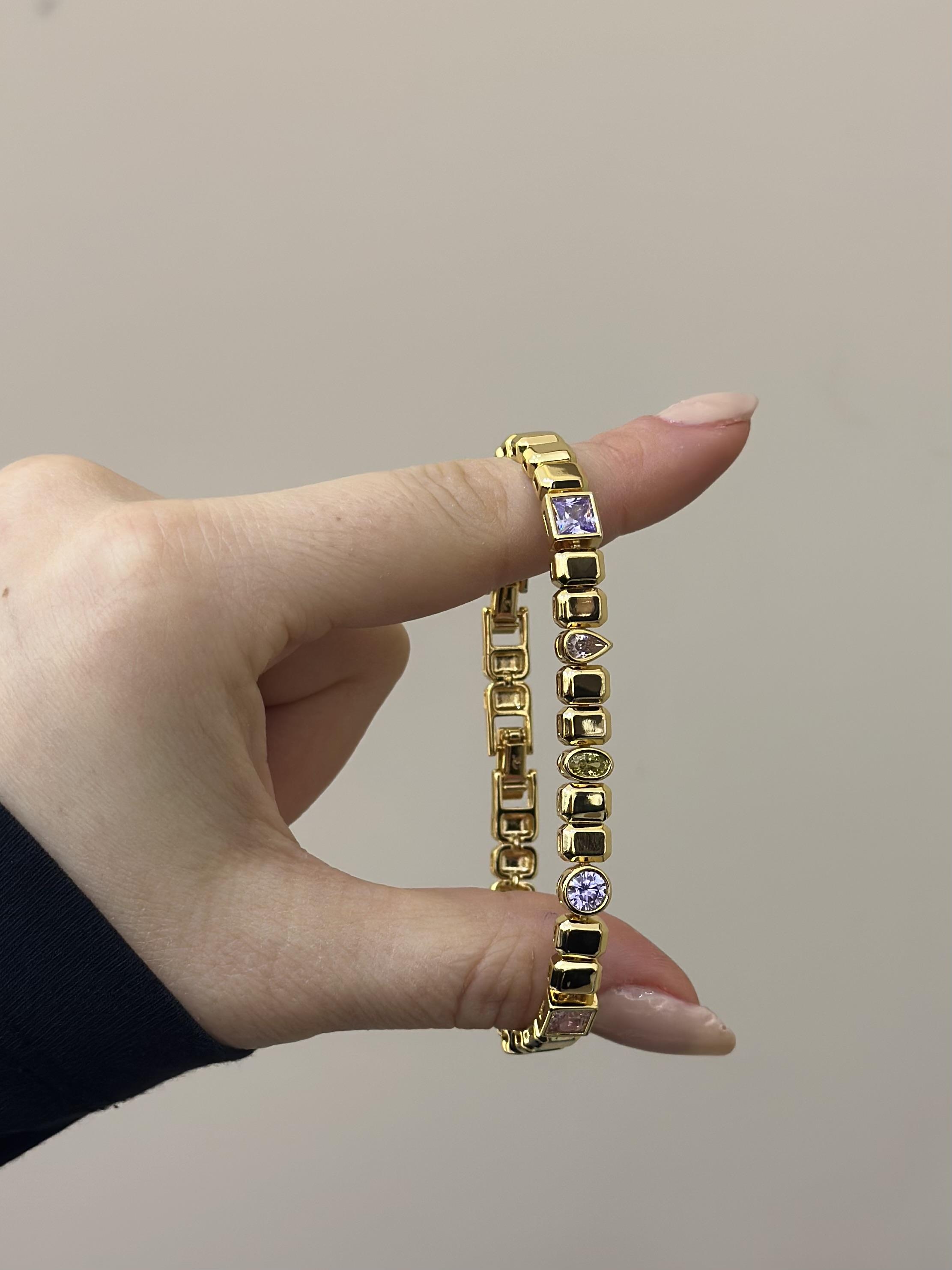 14 K Altın Kaplama Gold Bileklik