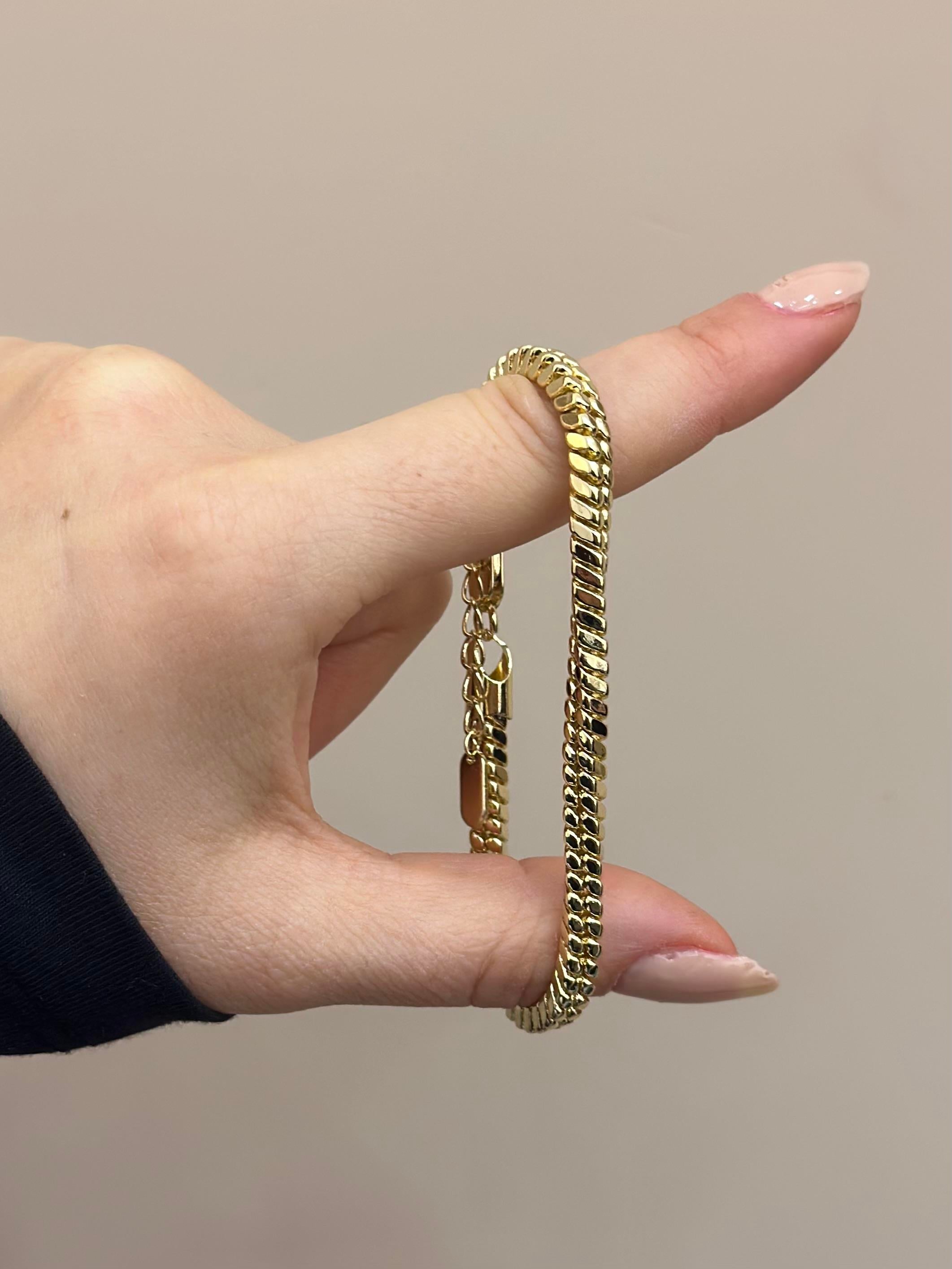 14 K Altın Kaplama Gold Bileklik