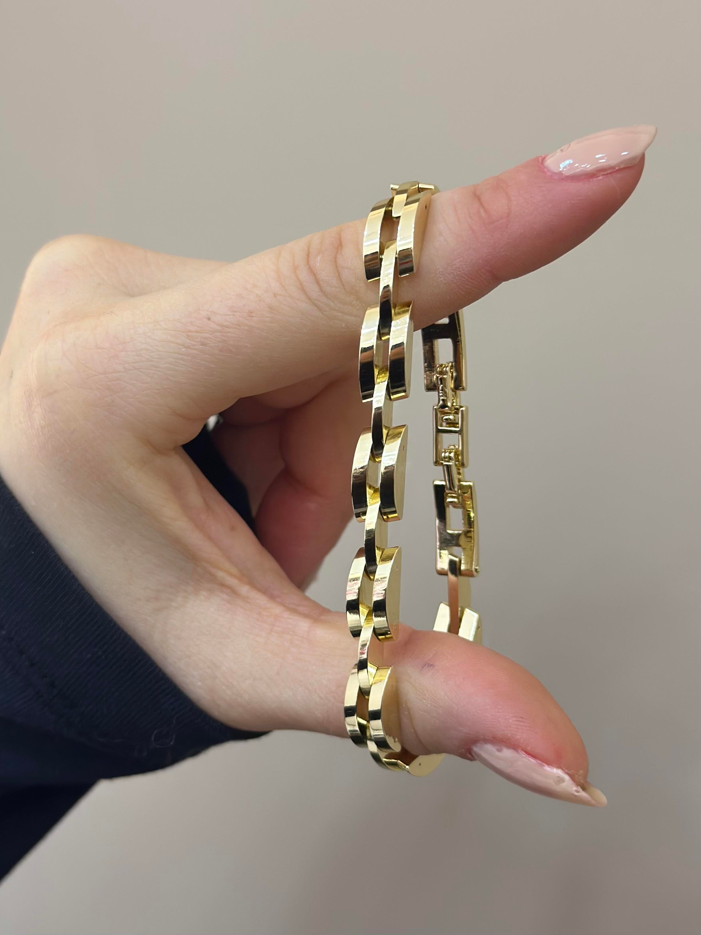 14 K Altın Kaplama Gold Bileklik