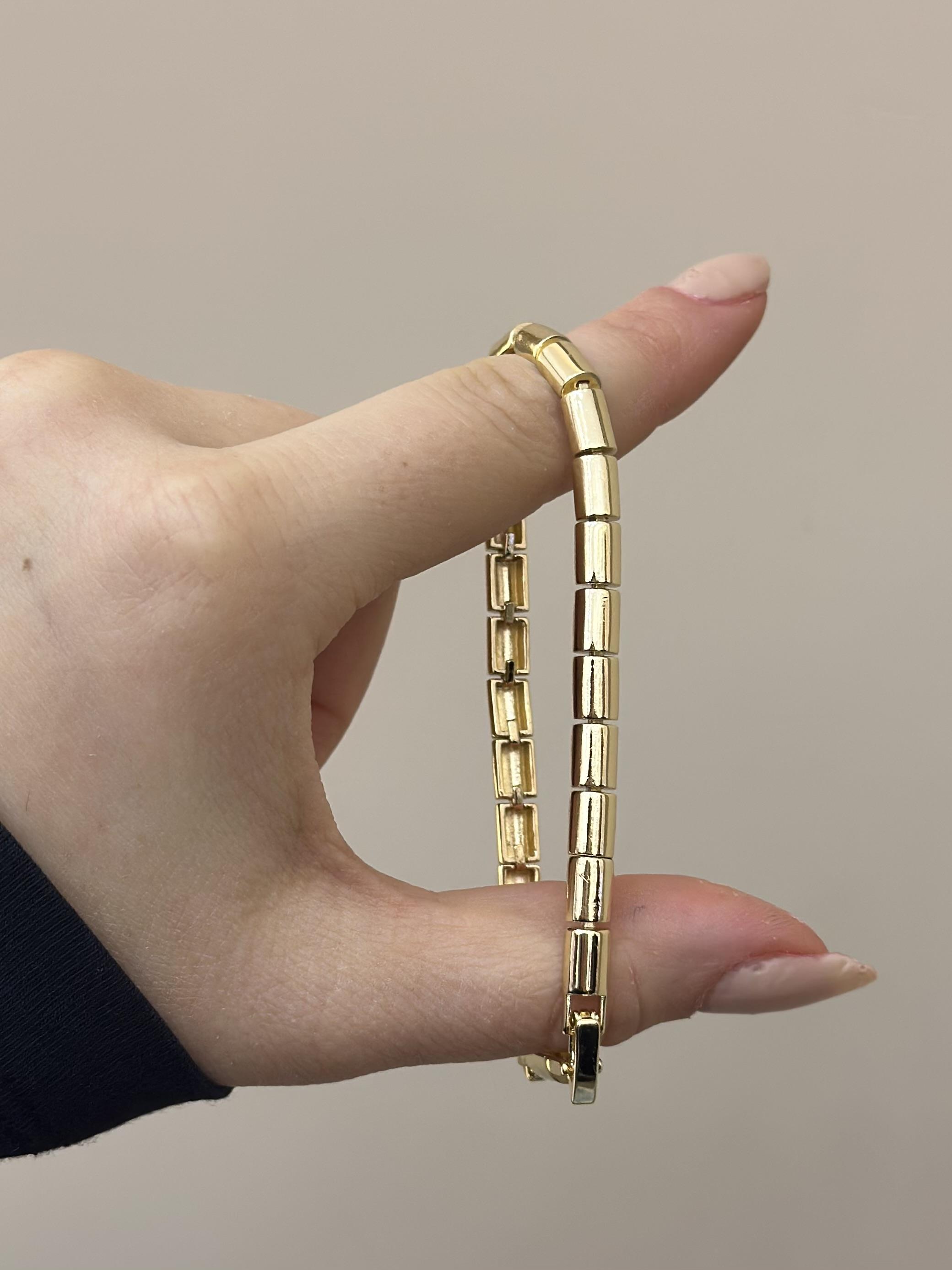 14 K Altın Kaplama Gold Bileklik