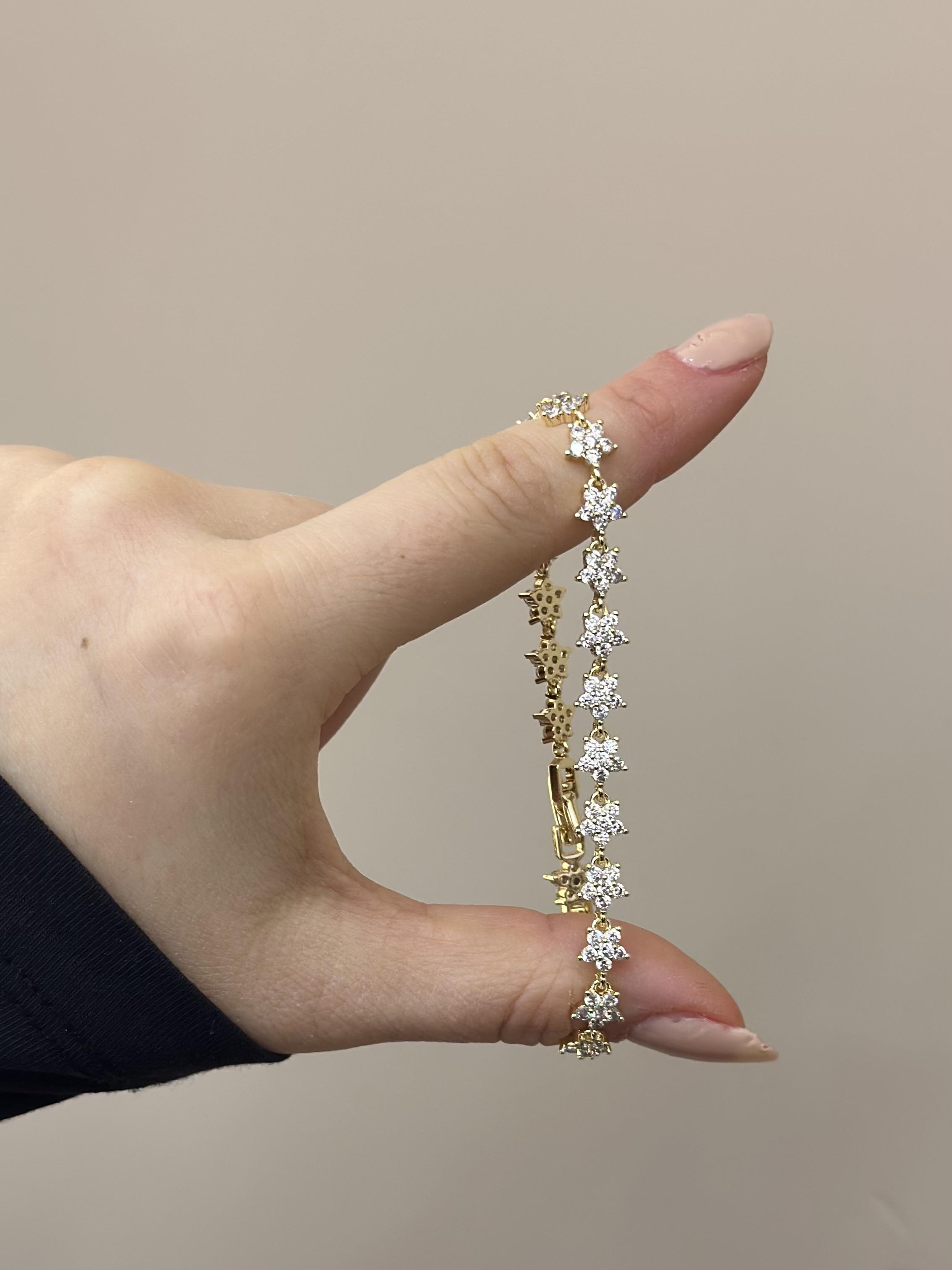 14 K Altın Kaplama Gold Bileklik
