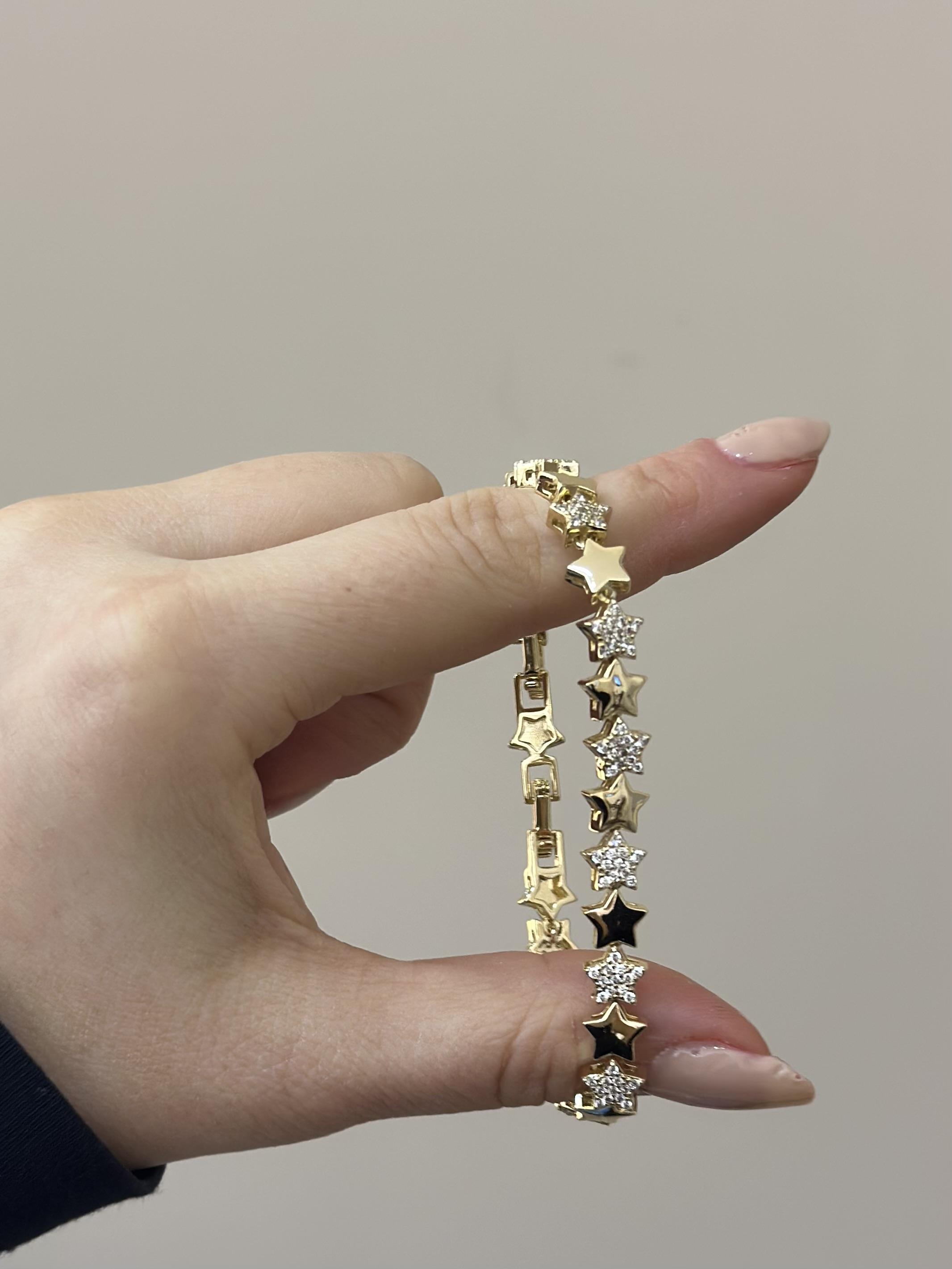 14 K Altın Kaplama Gold Bileklik