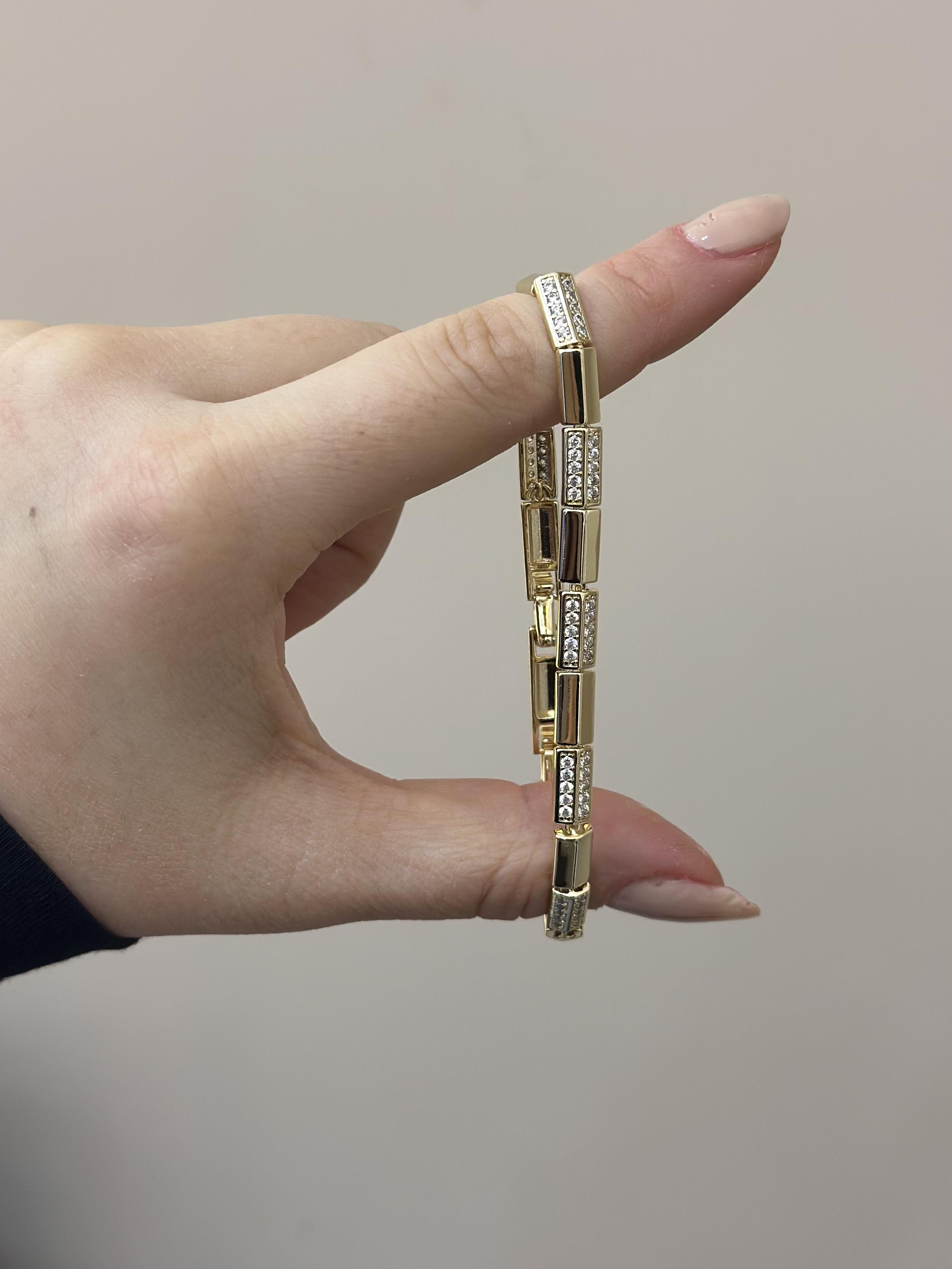 14 K Altın Kaplama Gold Bileklik