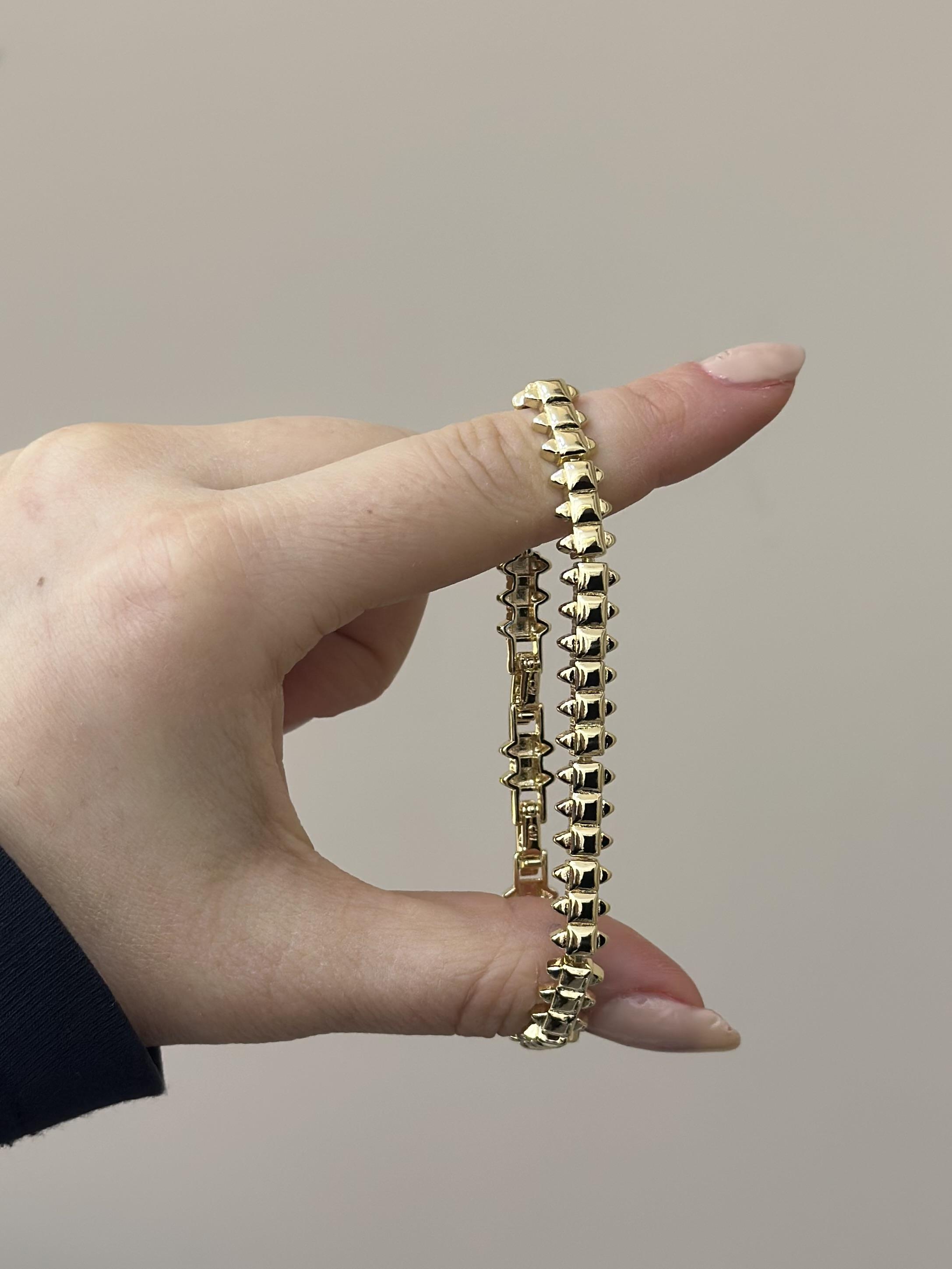 14 K Altın Kaplama Gold Bileklik
