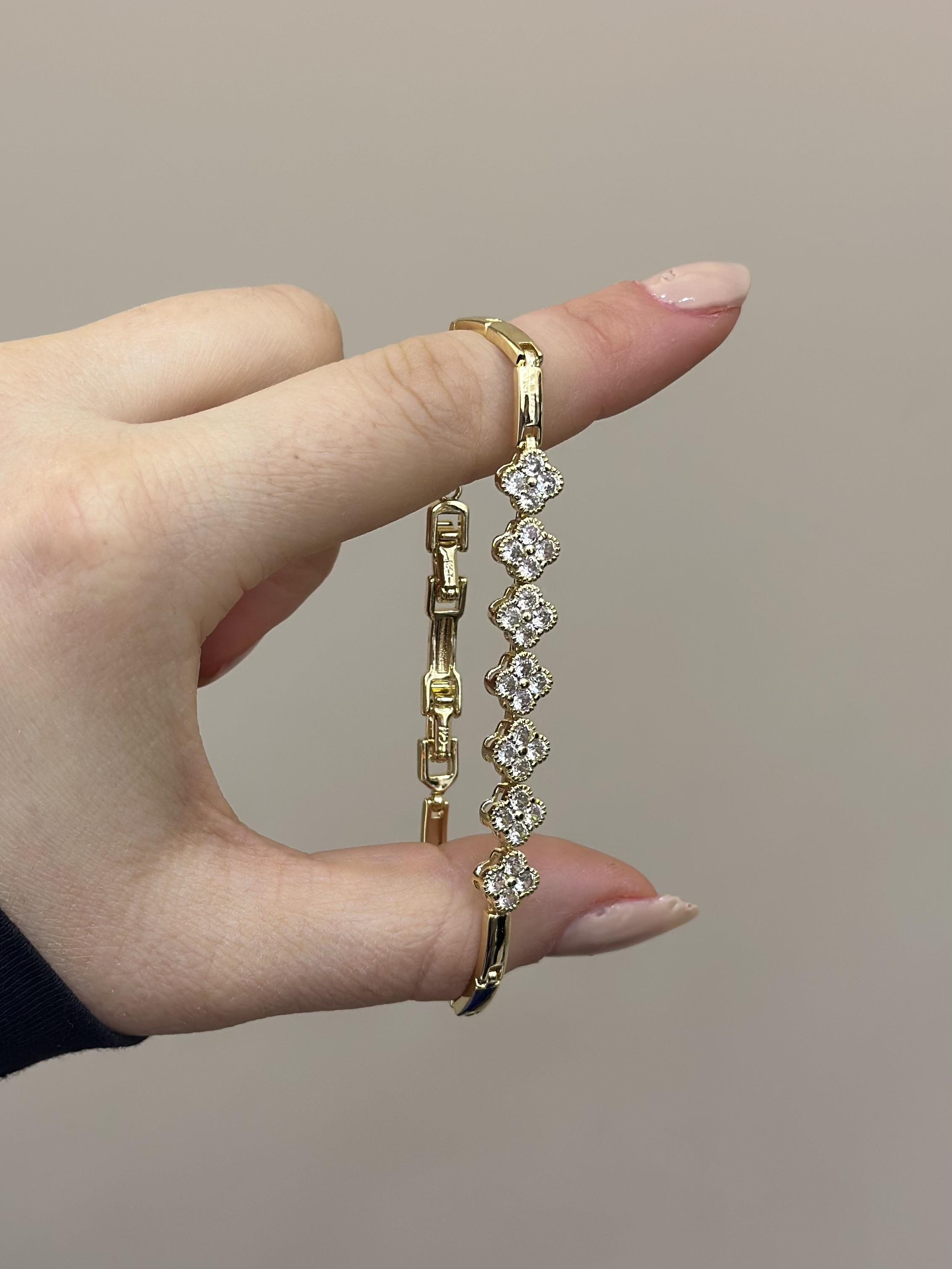 14 K Altın Kaplama Gold Bileklik