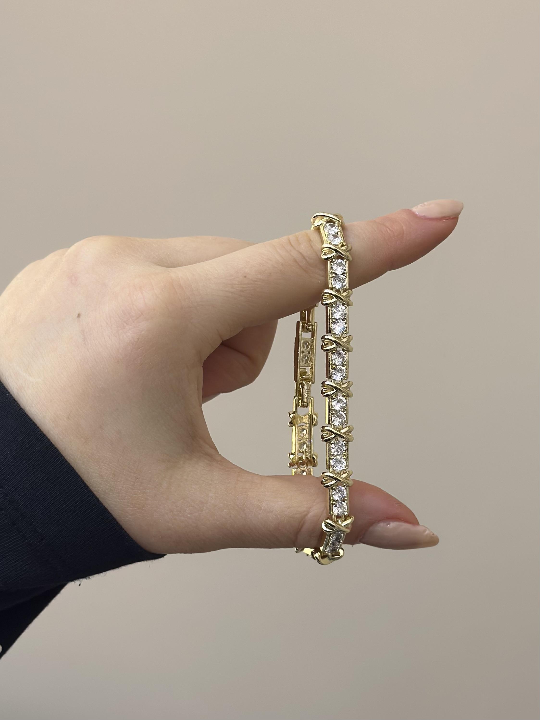 14 K Altın Kaplama Gold Bileklik
