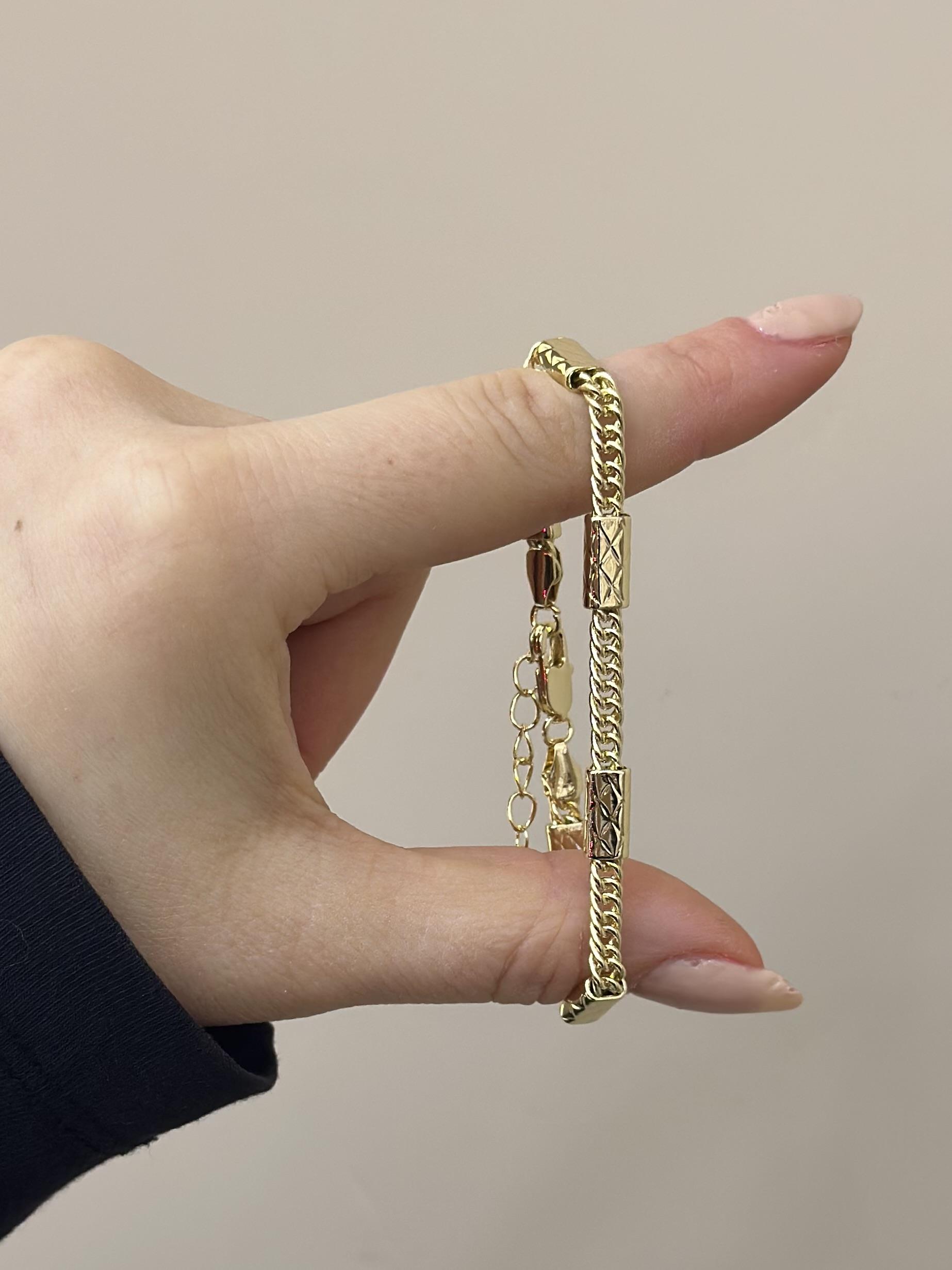 14 K Altın Kaplama Gold Bileklik