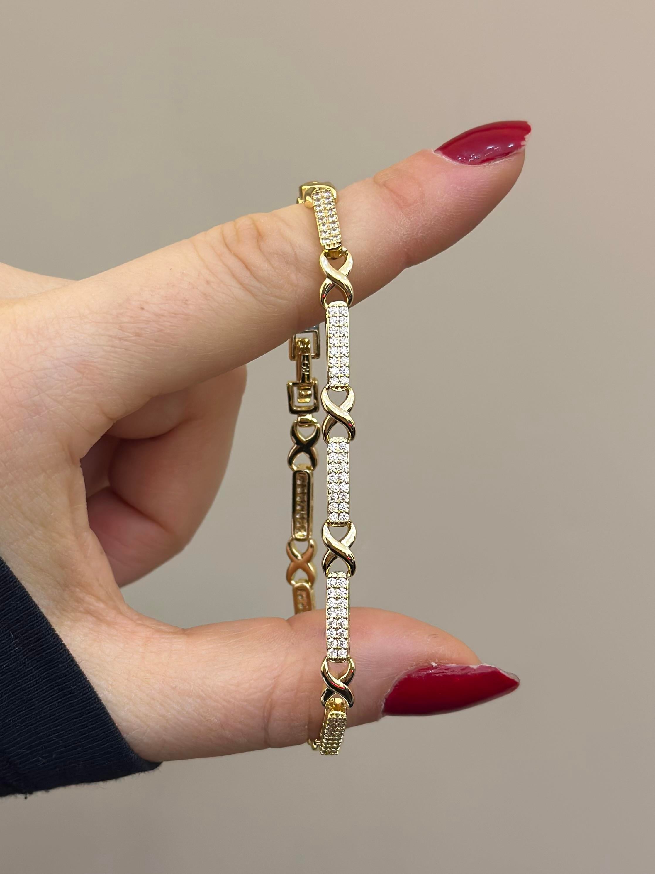 14 K Altın Kaplama Gold Bileklik