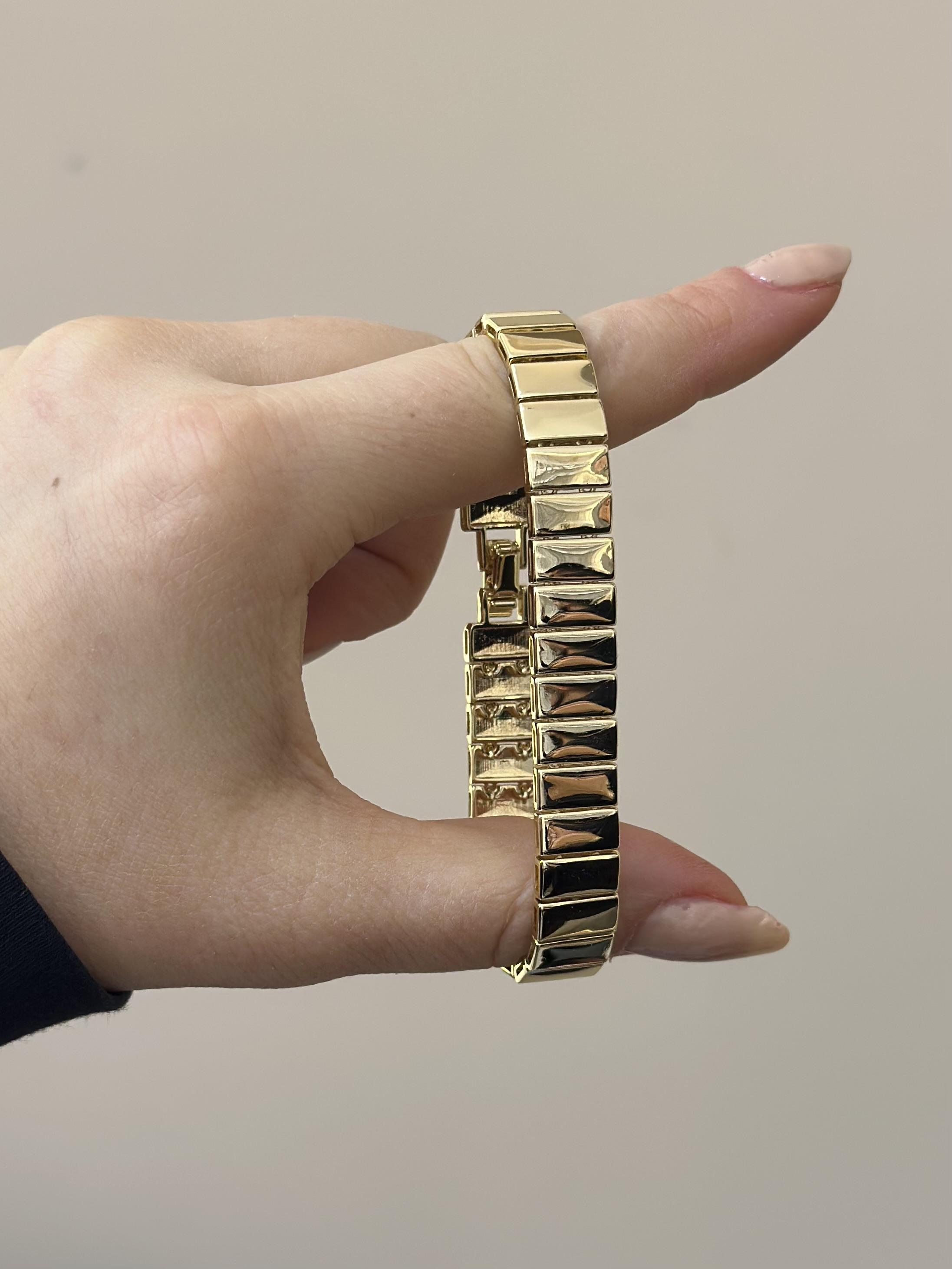 14 K Altın Kaplama Gold Bileklik