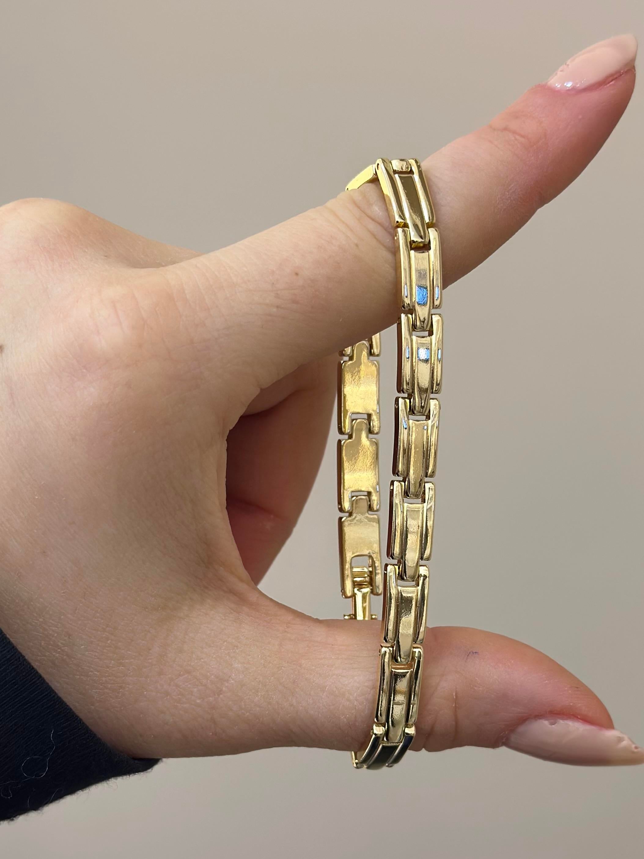 14 K Altın Kaplama Gold Bileklik