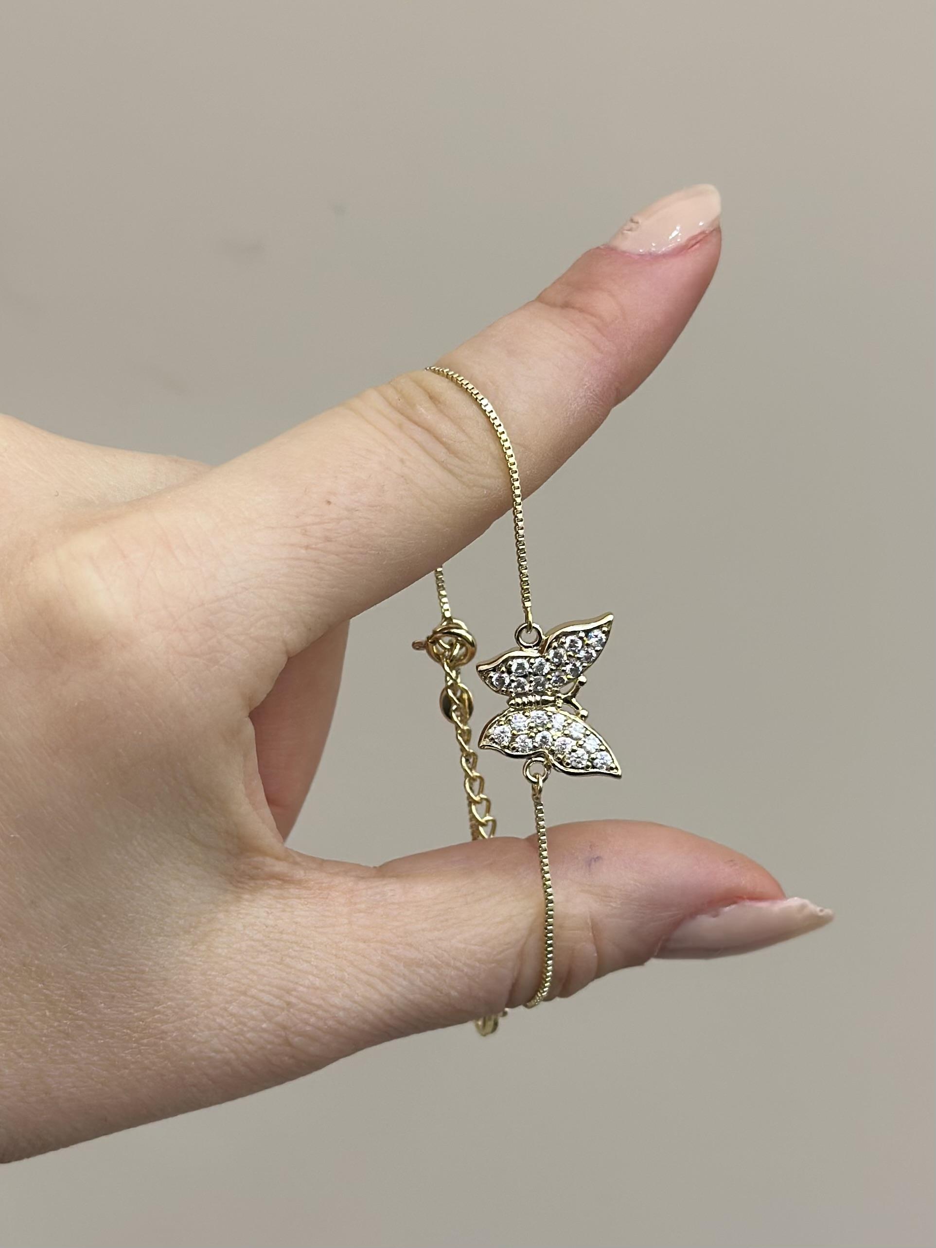 14 K Altın Kaplama Gold Bileklik