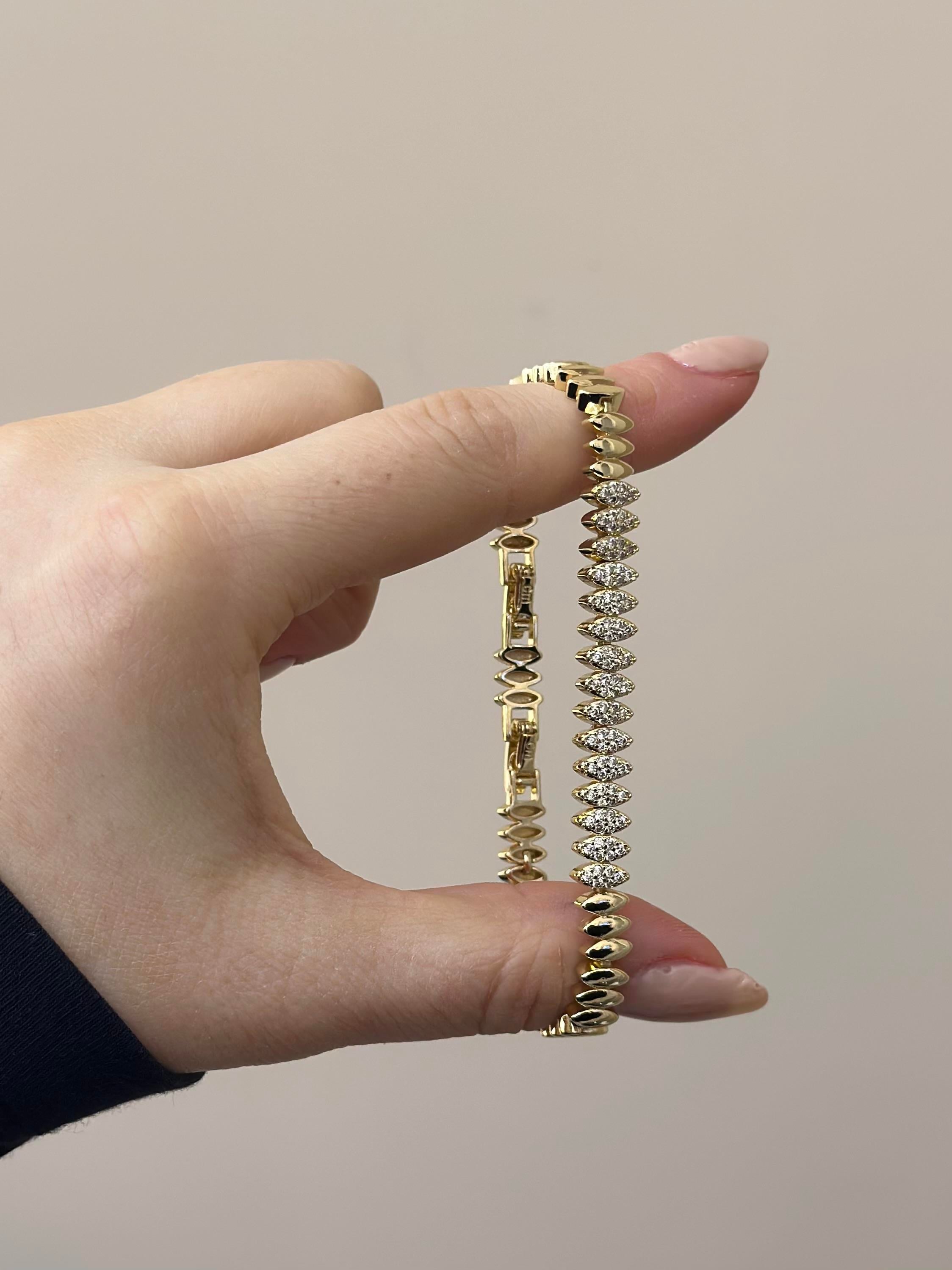 14 K Altın Kaplama Gold Bileklik