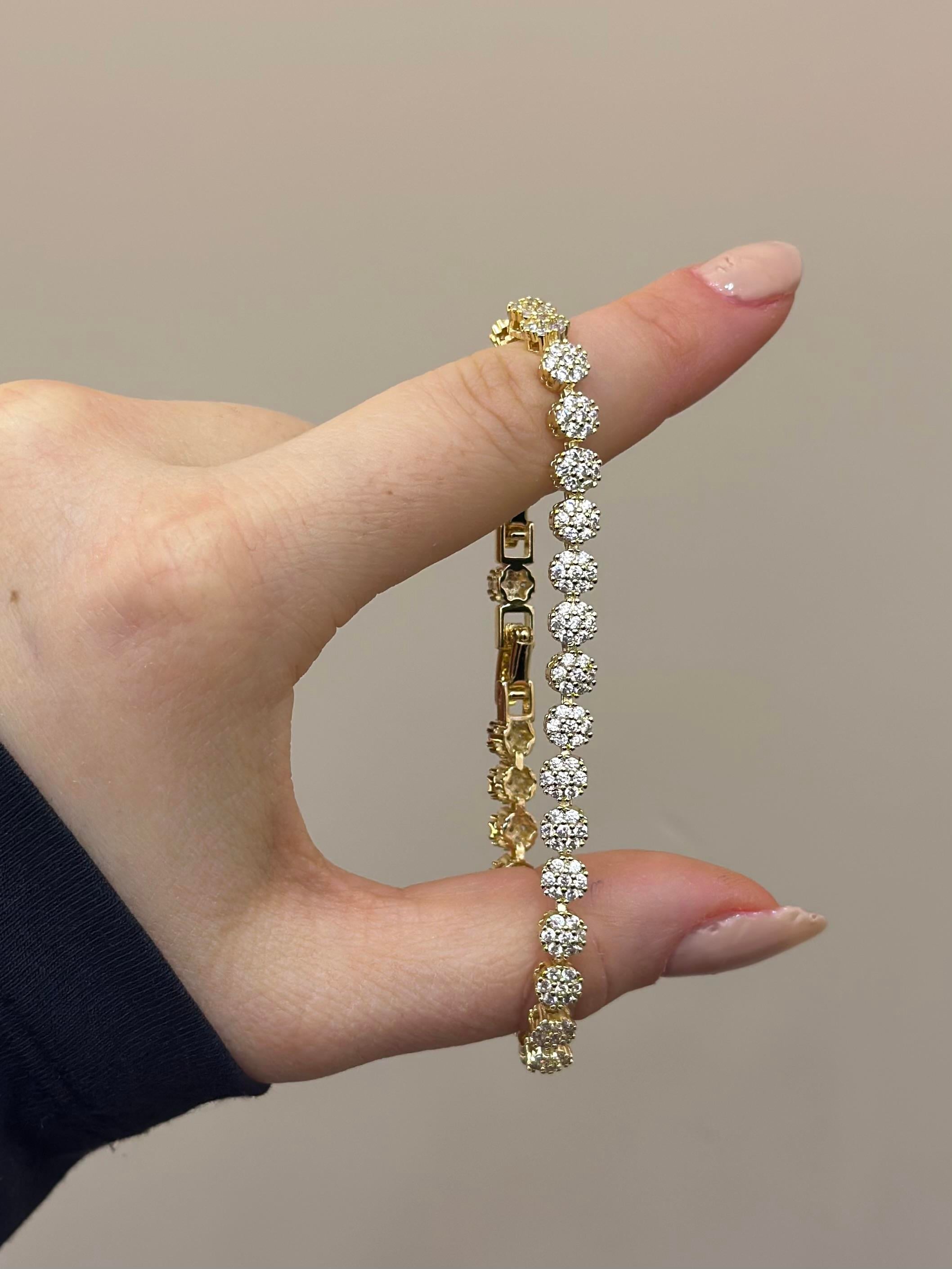 14 K Altın Kaplama Gold Bileklik