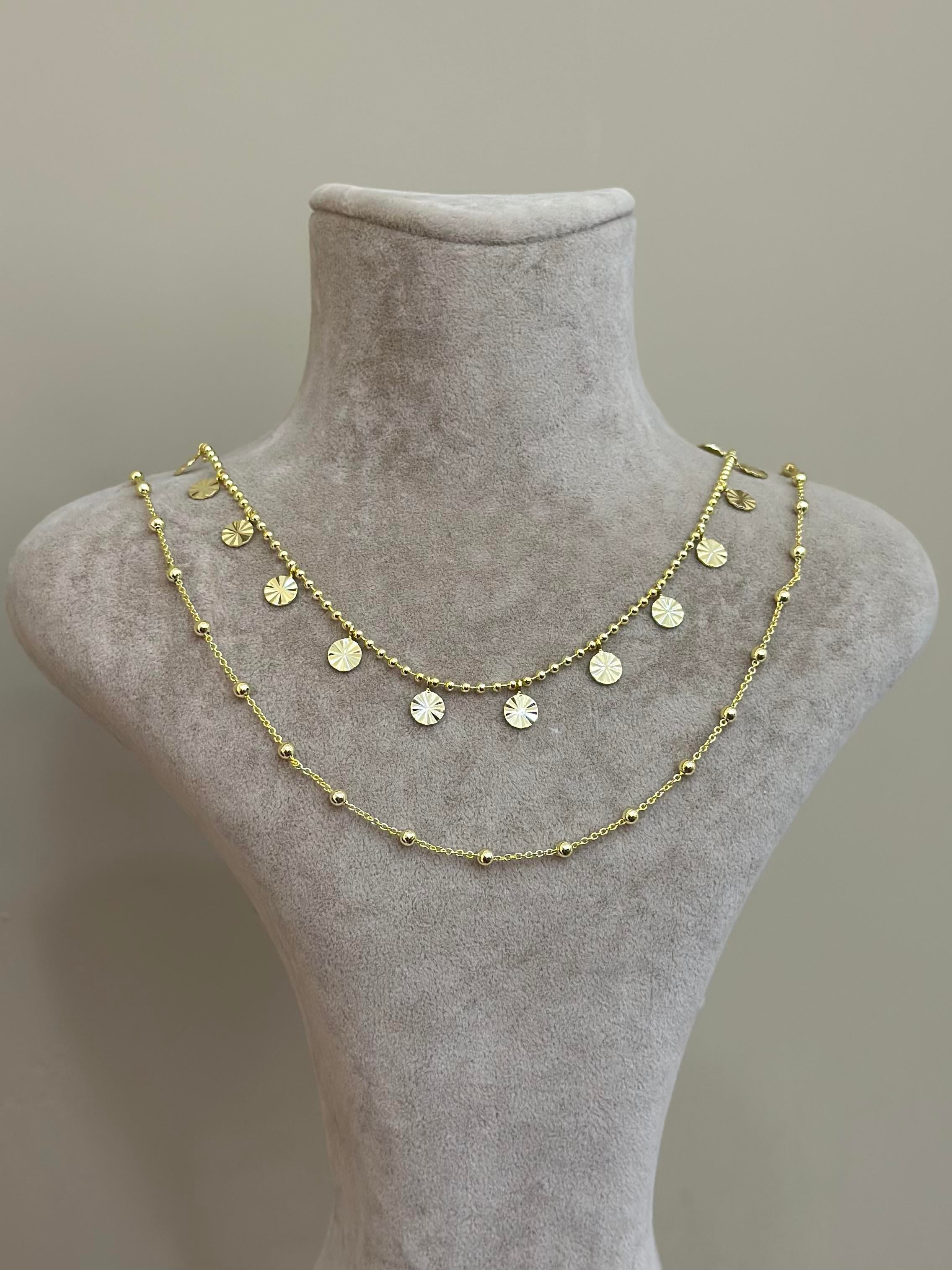 14K gold kolye