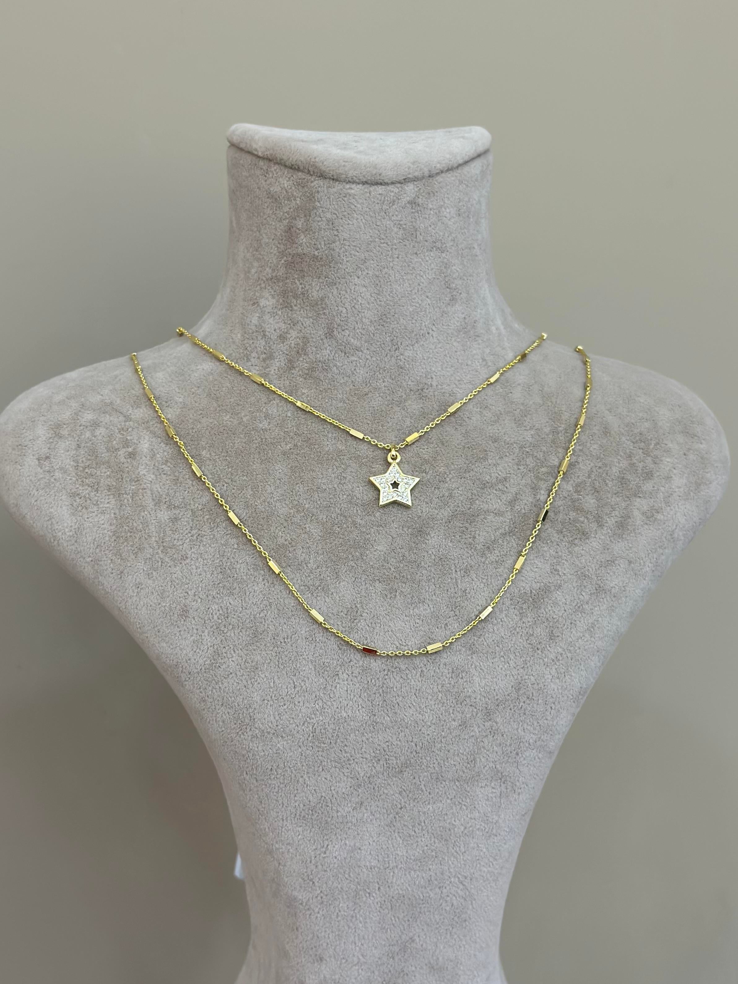 14K gold kolye
