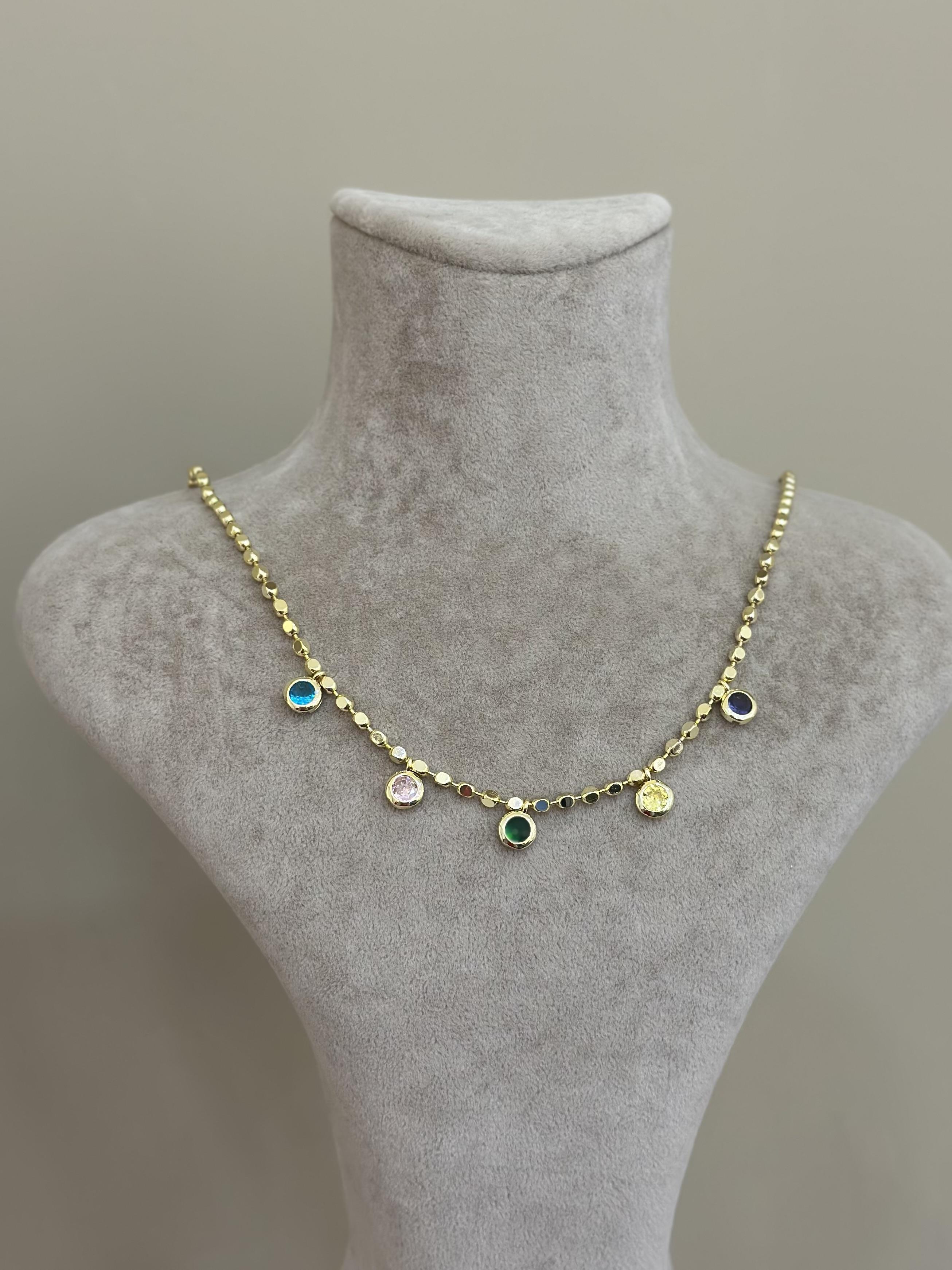 14K gold kolye