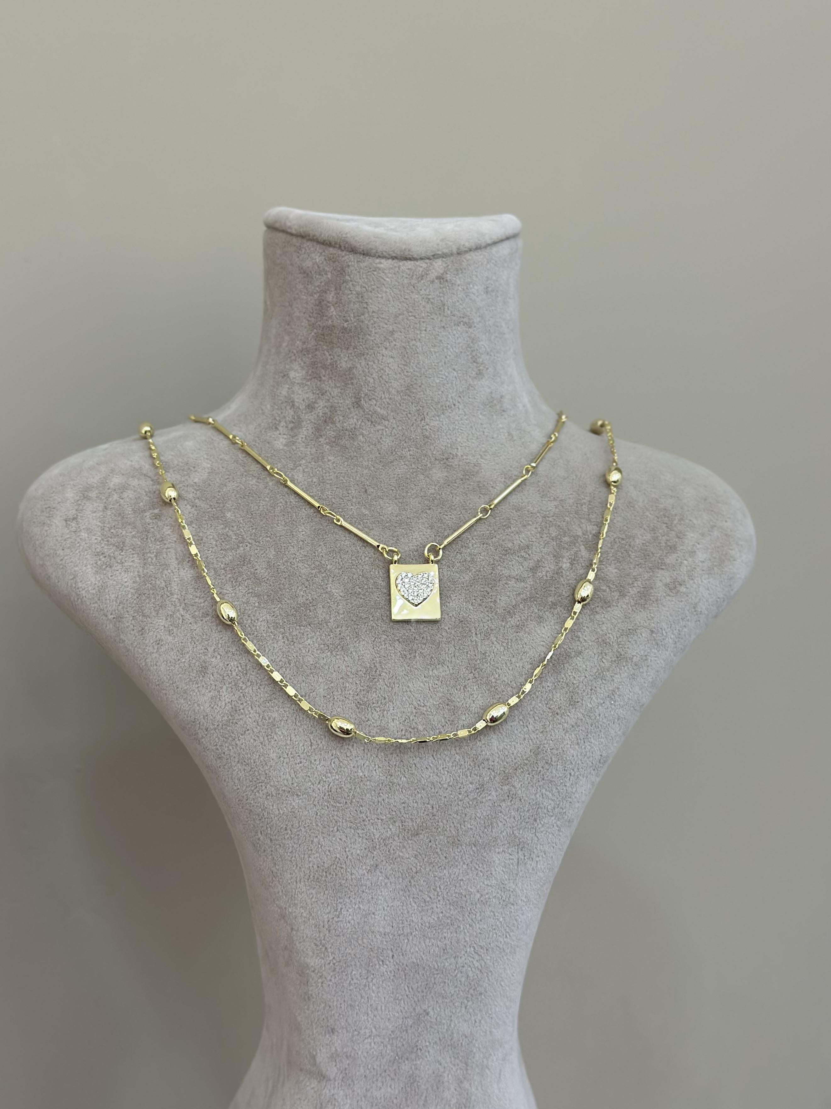 14K gold kolye