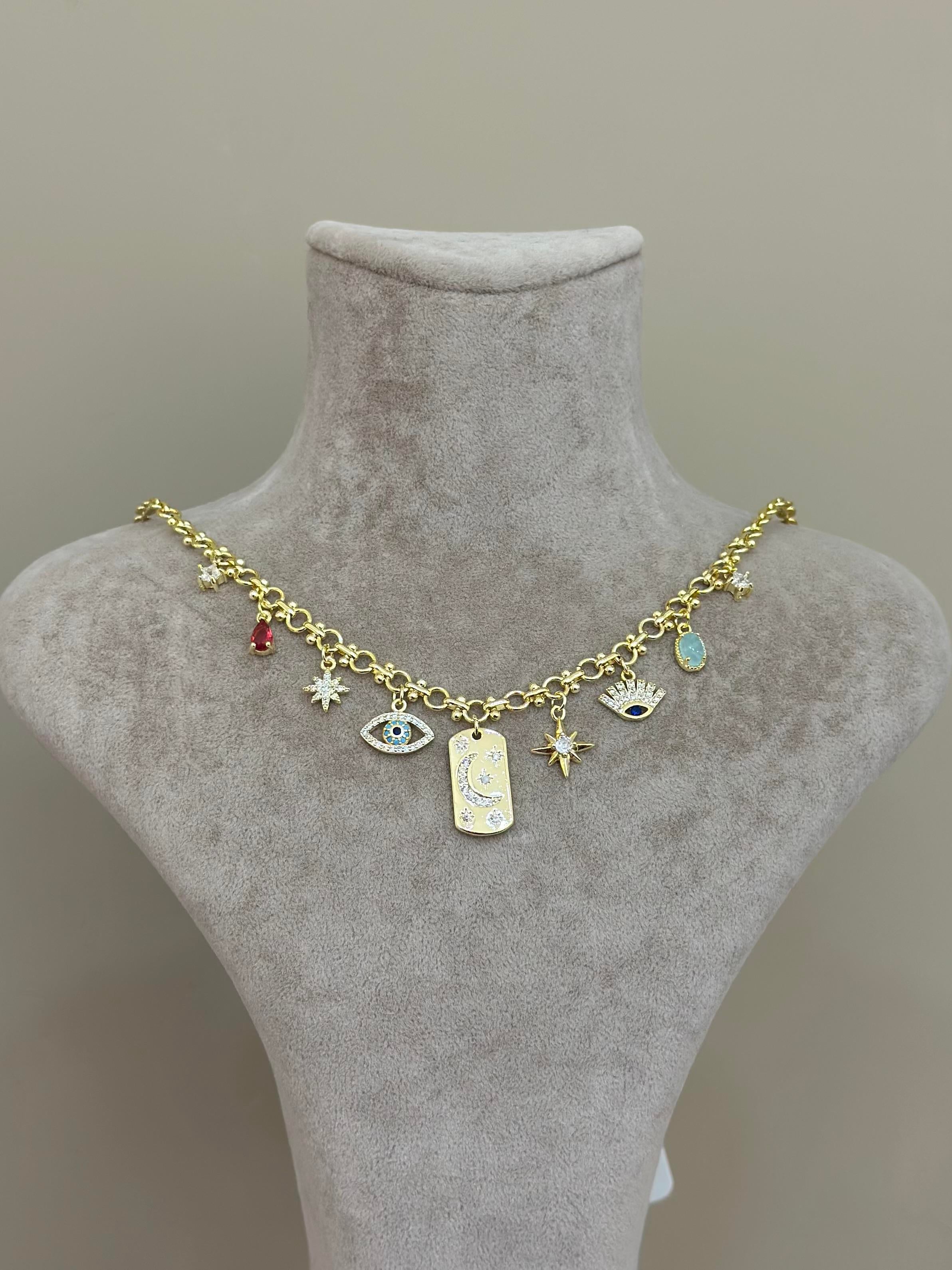 14K gold kolye