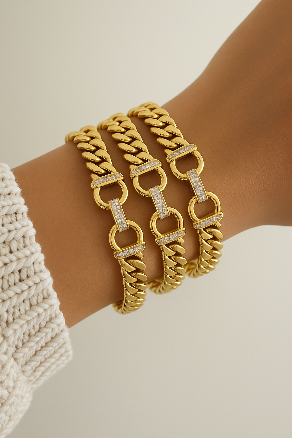 Bileklik 14 k gold taşlı bileklik 