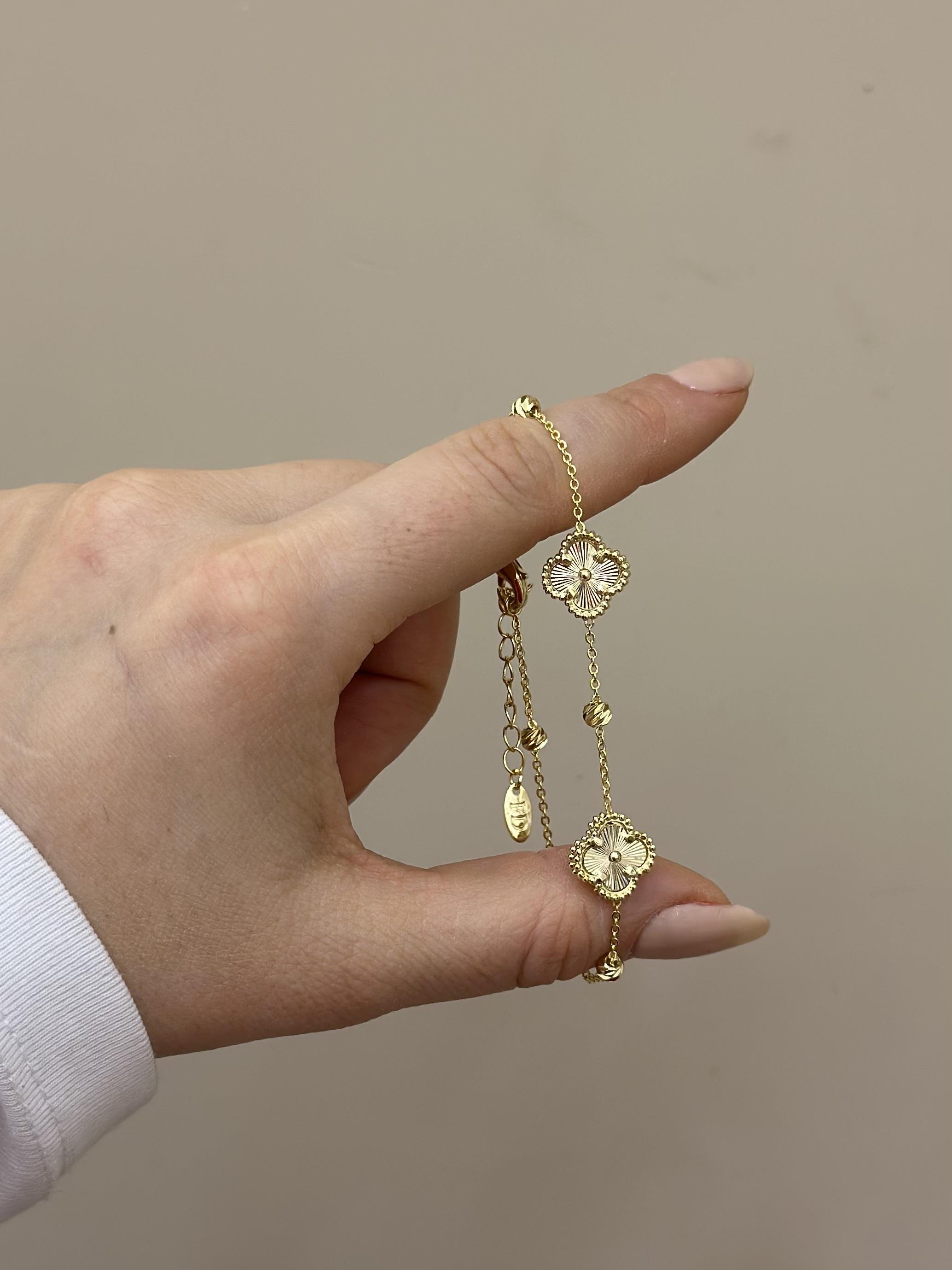 Bileklik 14K Altın Kaplama Gold Renk