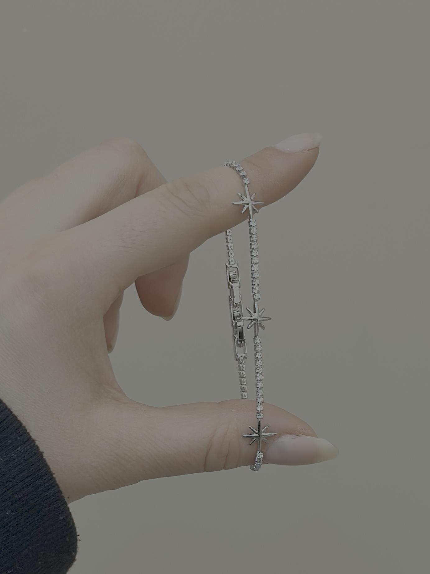 Bileklik Su Yolu Kutup Yıldız Gümüş Renk 