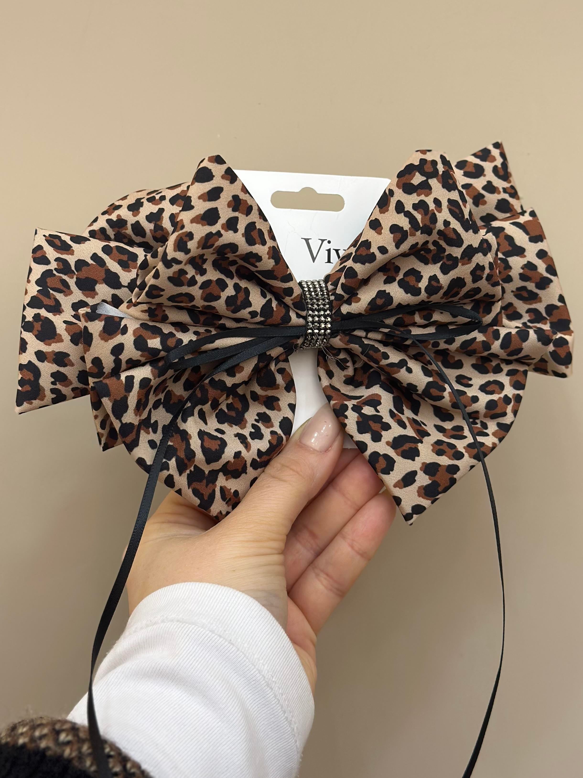 Fiyonk Toka Leopar Desen